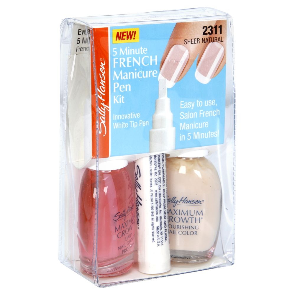 Sally Hansen 5 Minute French Manicure Pen Kit Easy, Sheer Natural