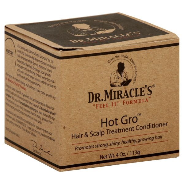 Dr. Miracle's Feel It Formula Hair & Scalp Treatment Conditioner, Hot Gro, 4 oz (113 g) at Kmart.com