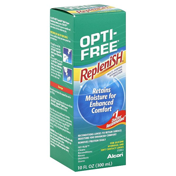Alcon Opti-free Replenish Disinfecting Solution, Multi-purpose, 10 Fl 35618611