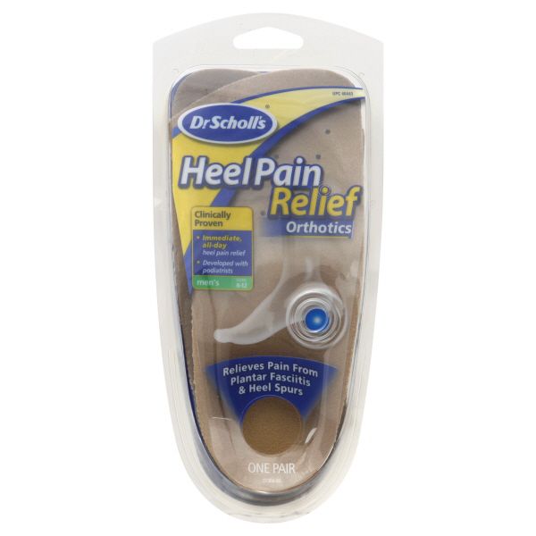 Dr. Scholl's Heel Pain Relief Orthotics, Men's Sizes 8-12, 1 pair at Kmart.com