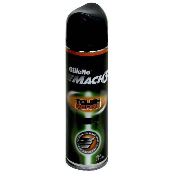 Gillette Mach3 Shave Gel, Tough Beard, 7 oz (198 g) at Kmart.com