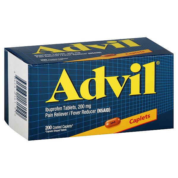 Advil Pain Reliever/fever Reducer, Coated Caplets, 200 Caplets 16151