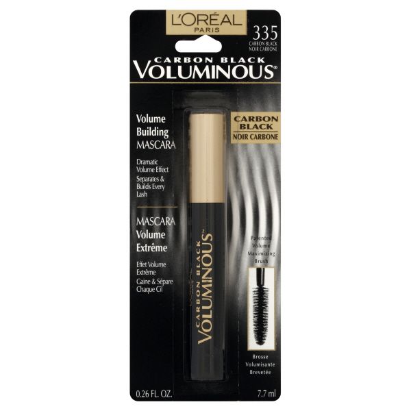 L'Oreal Voluminous Volume Building Mascara, Carbon Black 335, 0.26 fl oz (7.7 ml) at Sears.com