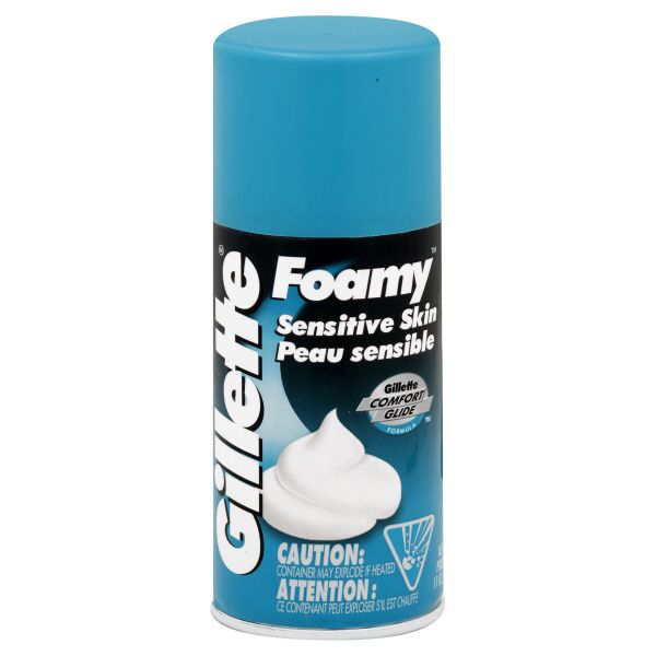 Gillette Foamy Shaving Cream, Sensitive Skin, 11 oz (311 g) at Kmart.com