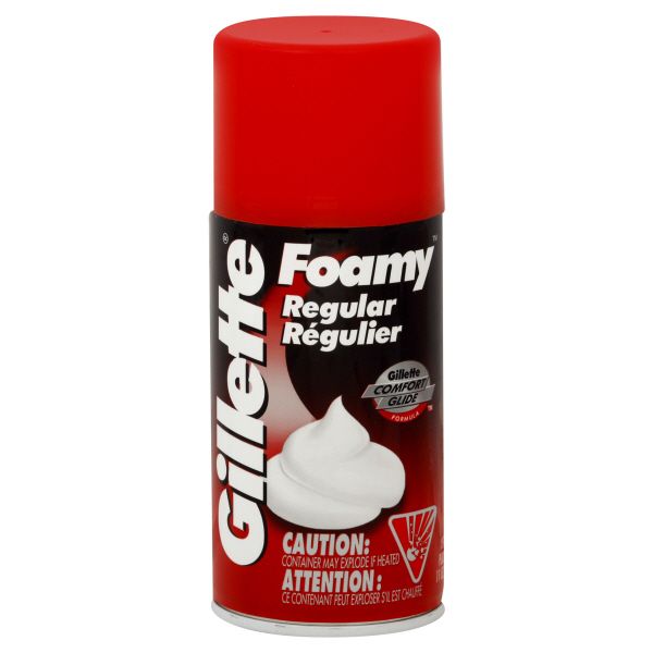 Gillette Foamy Shaving Cream, Regular, 11 oz (311 g) at Kmart.com