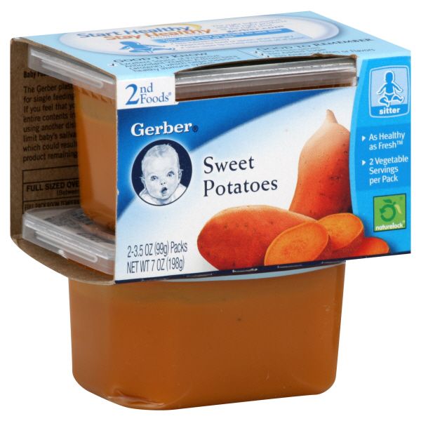Gerber 2nd Foods Sweet Potatoes, 2 - 3.5 oz (99 g) packs [7 oz (198 g)] at Kmart.com