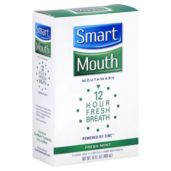 Smart Mouth Mouthwash, Fresh Mint, 16 fl oz (480 ml)
