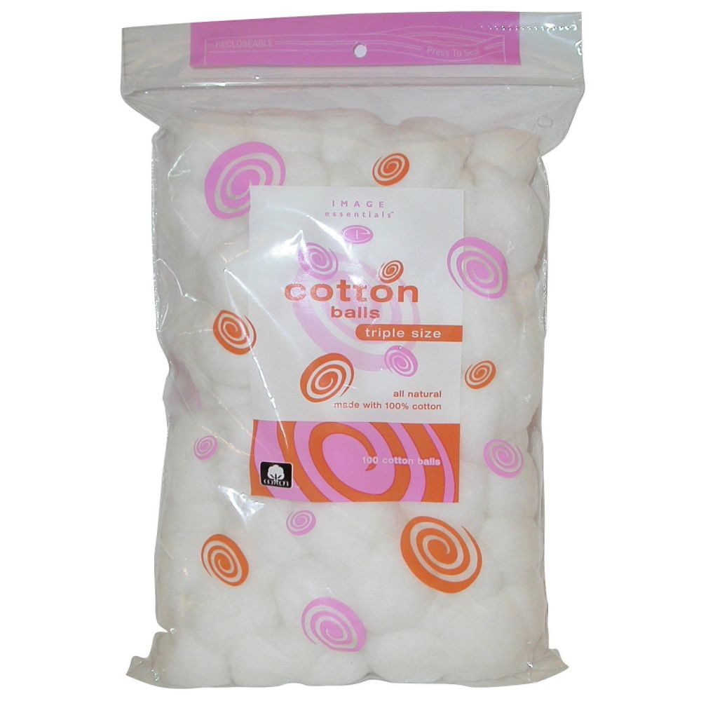 Image Essentials Cotton Balls Triple Size 100 count at Kmart.com