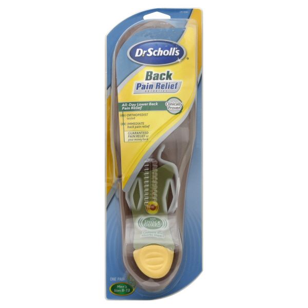 Dr. Scholl's Orthotics, Back Pain Relief, Men's Sizes 8-13, 1 pair at Kmart.com