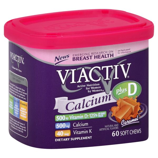 Viactiv Calcium Plus D, Caramel, Soft Chews, 60 soft chews at Kmart.com