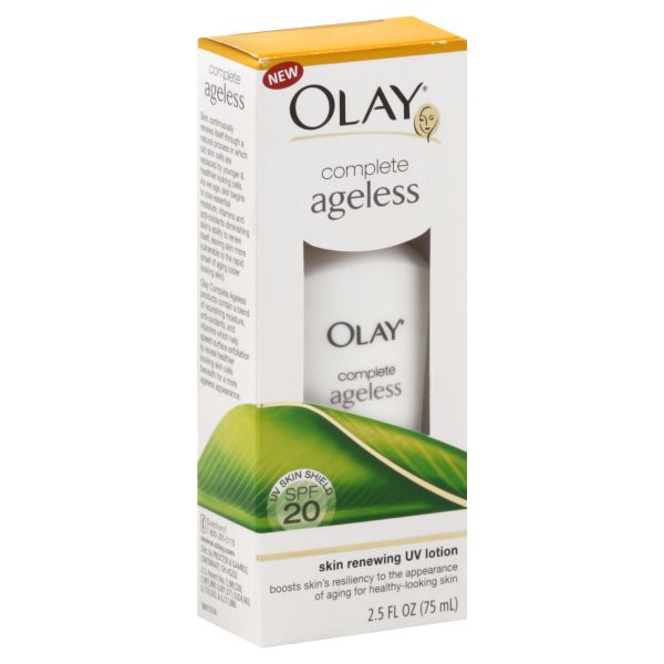Olay Complete Ageless Skin Renewing UV Lotion, SPF 20, 2.5 fl oz (75 ml)