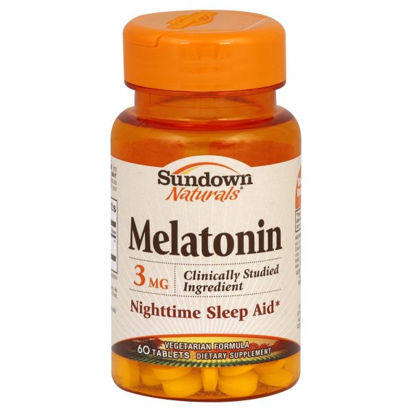 Sundown Naturals Melatonin, 3 mg, Tablets, 60 tablets at Kmart.com