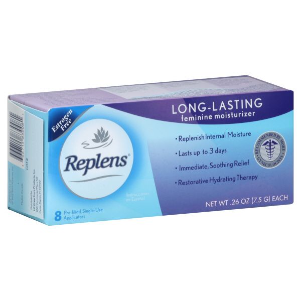 Replens Feminine Moisturizer, Long-Lasting, 8 - 0.26 oz (7.5 g) applicators at Kmart.com