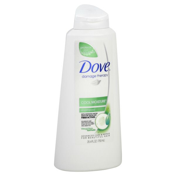 Dove Damage Therapy Shampoo, Cool Moisture, 25.4 fl oz (750 ml) at Kmart.com