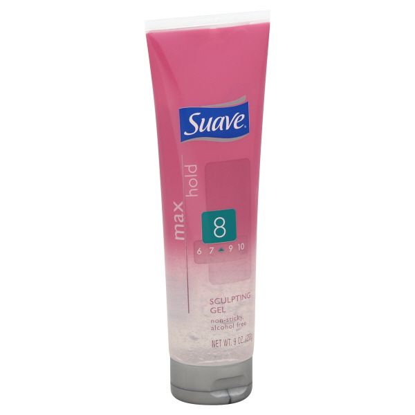 Suave Sculpting Gel, Max Hold 8, 9 oz (255 g)
