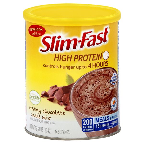 Slim-Fast High Protein Shake Mix, Creamy Chocolate, 12.83 oz (364 g) at Kmart.com