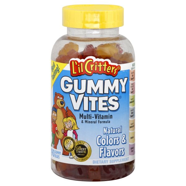 L'il Critters Gummy Vites Multi-Vitamin & Mineral Formula, Gummy Bears, 190 gummy bears