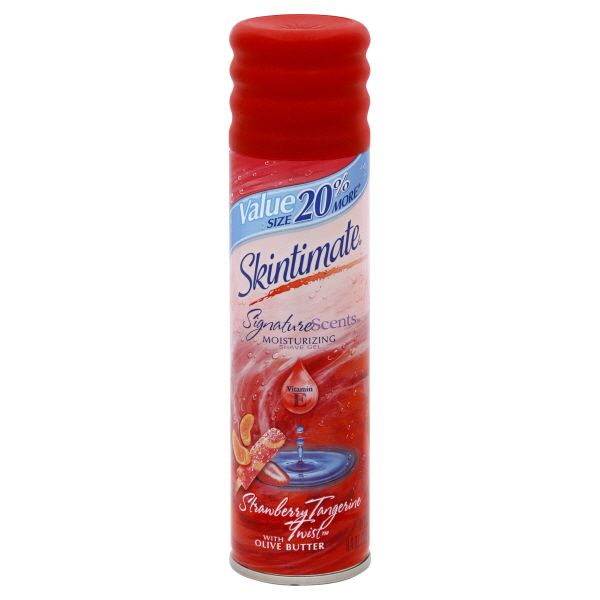 Skintimate Signature Scents Moisturizing Shave Gel, Vitamin E, Strawberry Tangerine Twist with Olive Butter, Value Size, 8.4 oz (238 g) at Kmart.com