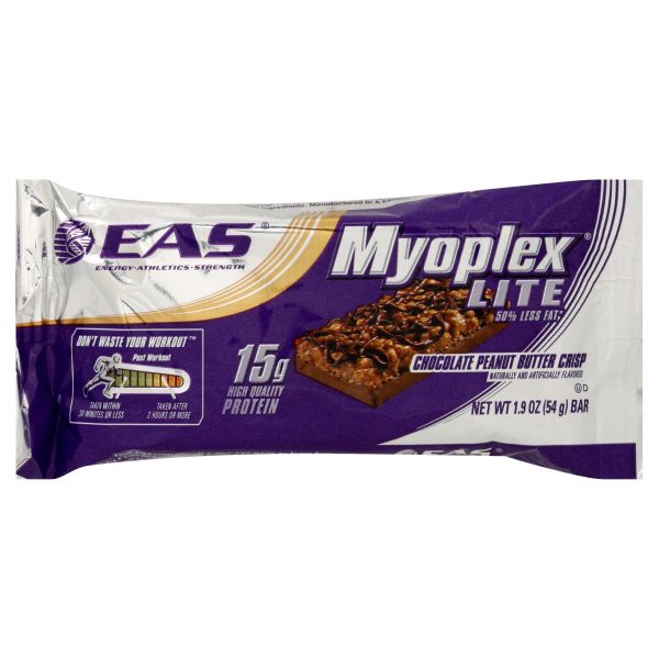 EAS Myoplex Lite Protein Bar, Chocolate Peanut Butter Crisp, 1.9 oz (54 g) at Kmart.com