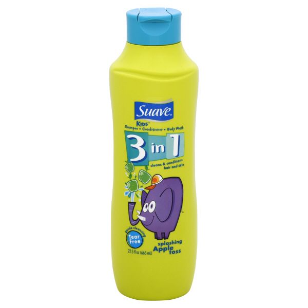 Suave Kids 3 in 1 Shampoo Conditioner Body Wash, Splashing Apple Toss, 22.5 fl oz (665 ml) at Kmart.com