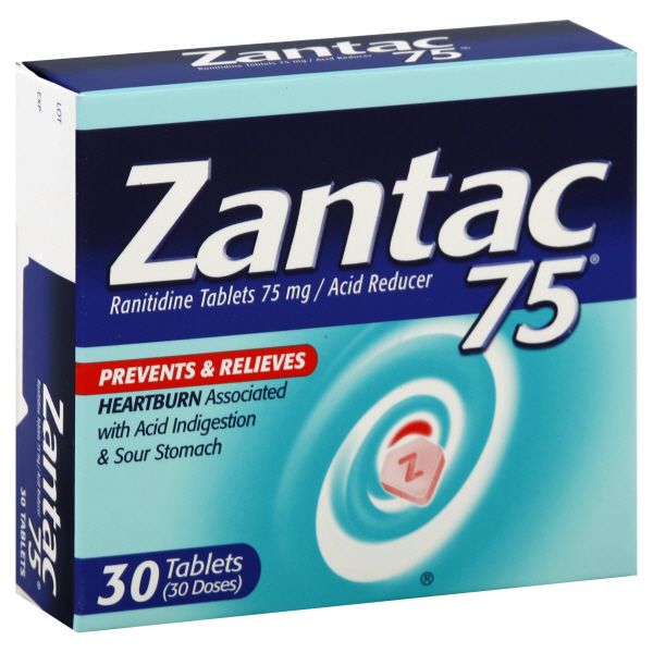 Zantac 75 Acid Reducer, 75 mg, Tablets, 30 tablets at Kmart.com