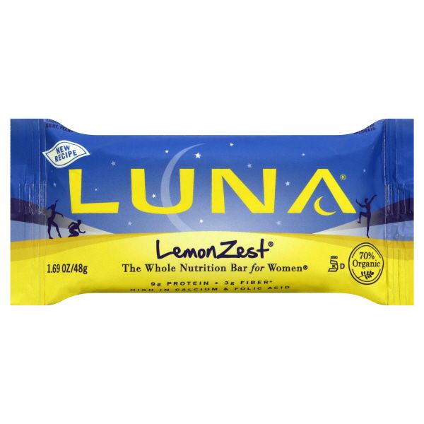 Clif Bar Luna Nutrition Bar, for Women, Lemon Zest, 1.69 oz (48 g) at Kmart.com