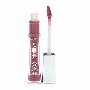 L'Oreal Infallible Never Fail Lip Gloss, 1.86 Oz