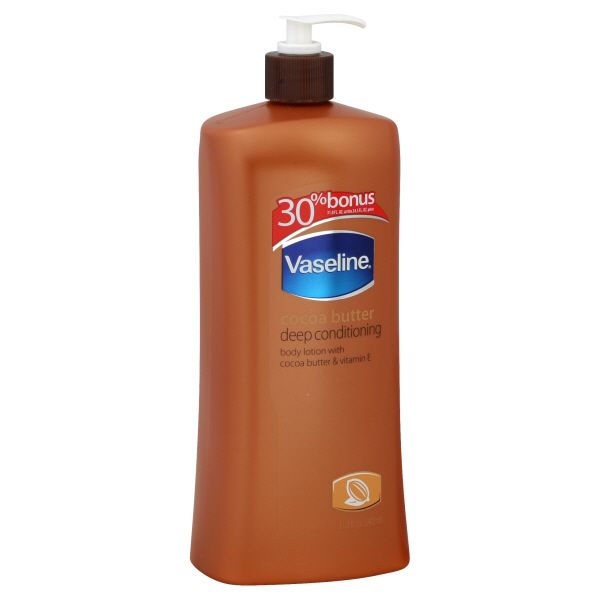 Vaseline Body Lotion, Deep Conditioning, Cocoa Butter, 31.8 fl oz (942 ml) at Kmart.com
