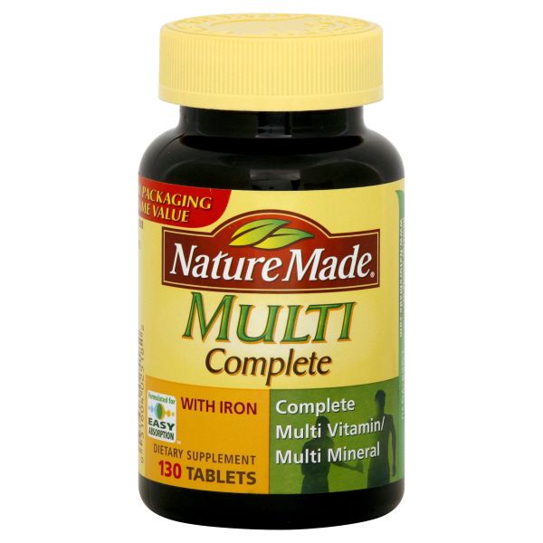 Nature Made Multi Complete, with Iron, Tablets, 130 tablets at Kmart.com