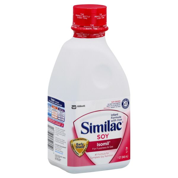 Similac Isomil Infant Formula, with Iron, Soy, Ready to Feed, Birth to 12 Months, 1 qt (946 ml) at Kmart.com