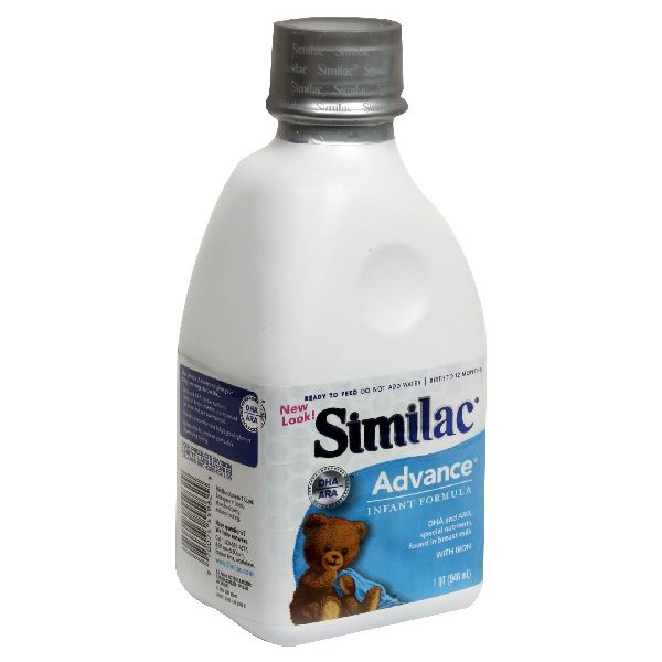 Similac Advance Infant Formula, with Iron, Ready to Feed, 1 qt (946 ml) at Kmart.com