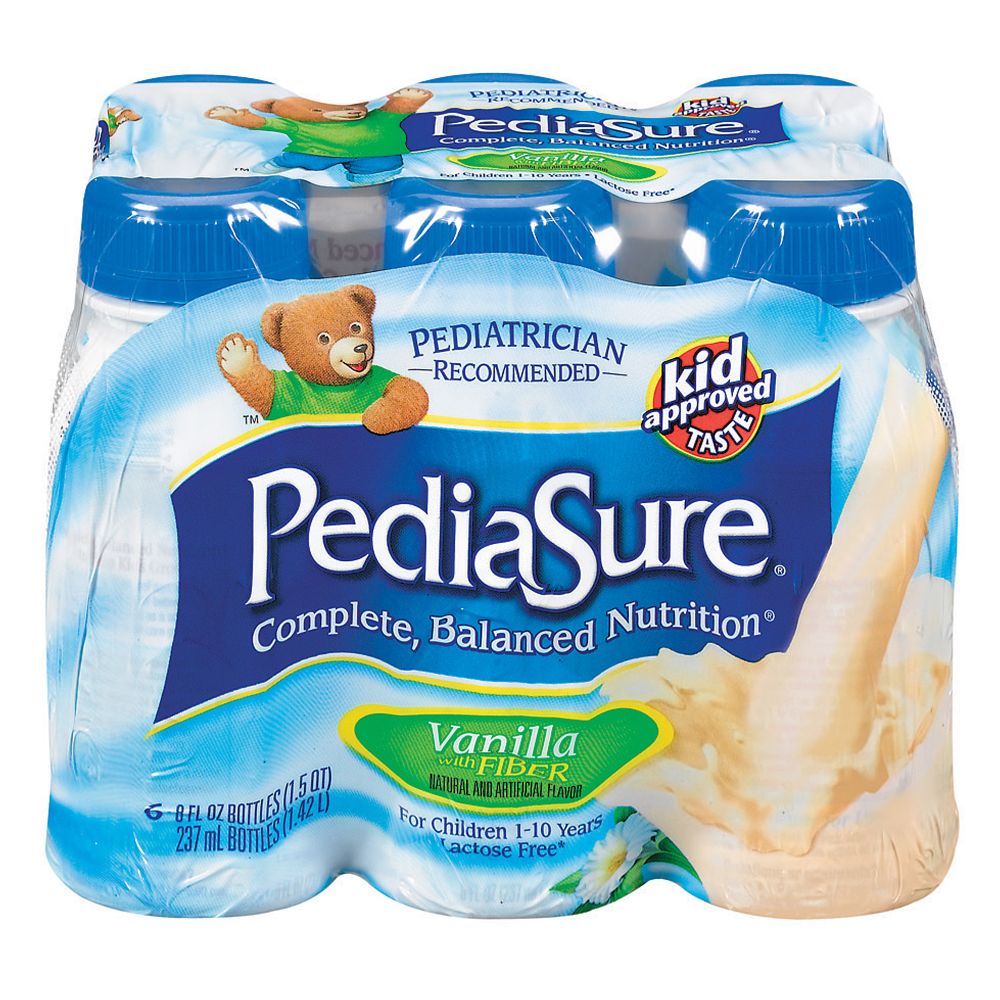 Pediasure Vanilla With Fiber 8 Ounce 6 Packplastic Bottles at Kmart.com