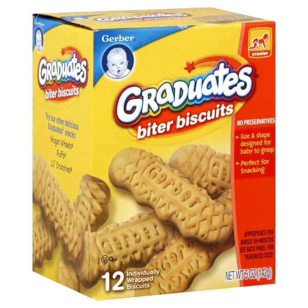 Gerber Graduates Biter Biscuits, 10+ Months, 12 biscuits [5 oz (142 g)] at Kmart.com