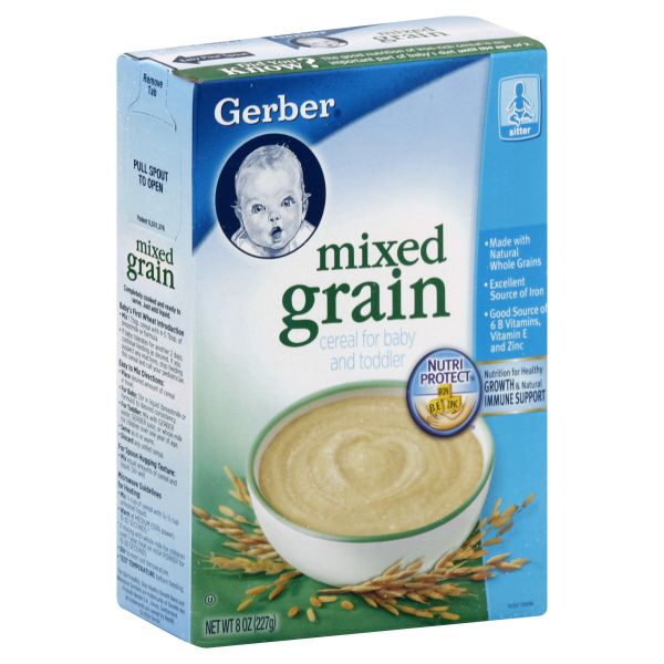 Gerber Cereal for Baby and Toddler, Mixed Grain, 8 oz (227 g) at Kmart.com
