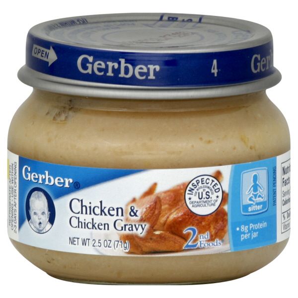 Gerber 2nd Foods Chicken & Chicken Gravy, 2.5 oz (71 g) at Kmart.com