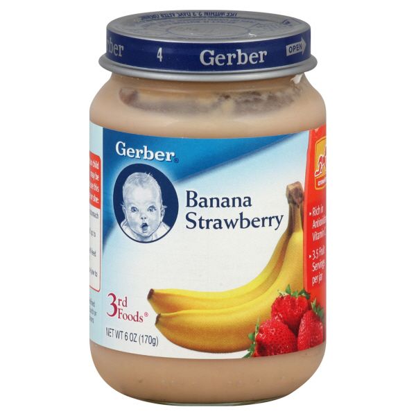 Gerber 3rd Foods Banana Strawberry, Crawler, 6 oz (170 g) at Kmart.com
