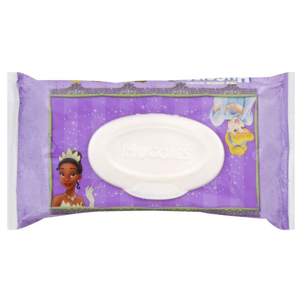 Huggies Natural Care Baby Wipes, Fragrance Free, Disney Princess, 40 wipes