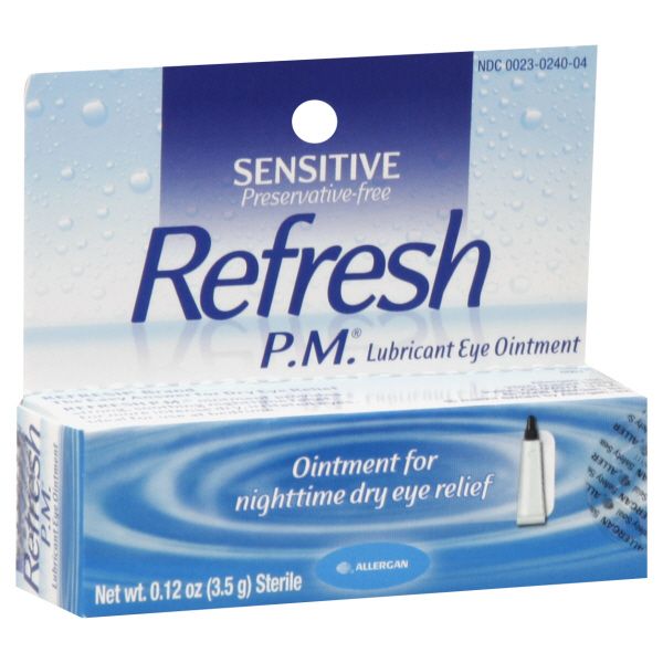 Allergan Refresh P.M. Lubricant Eye Ointment, Sensitive, 0.12 oz (3.5 g) at Kmart.com
