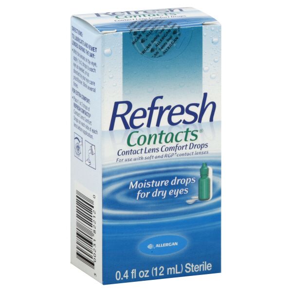 Refresh Contacts Contact Lens Comfort Drops, 0.4 fl oz (12 ml) at Kmart.com