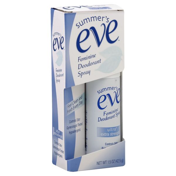 Summer's Eve Feminine Deodorant Spray, Ultra Extra Strength, 1.5 oz (42.5 g) at Kmart.com