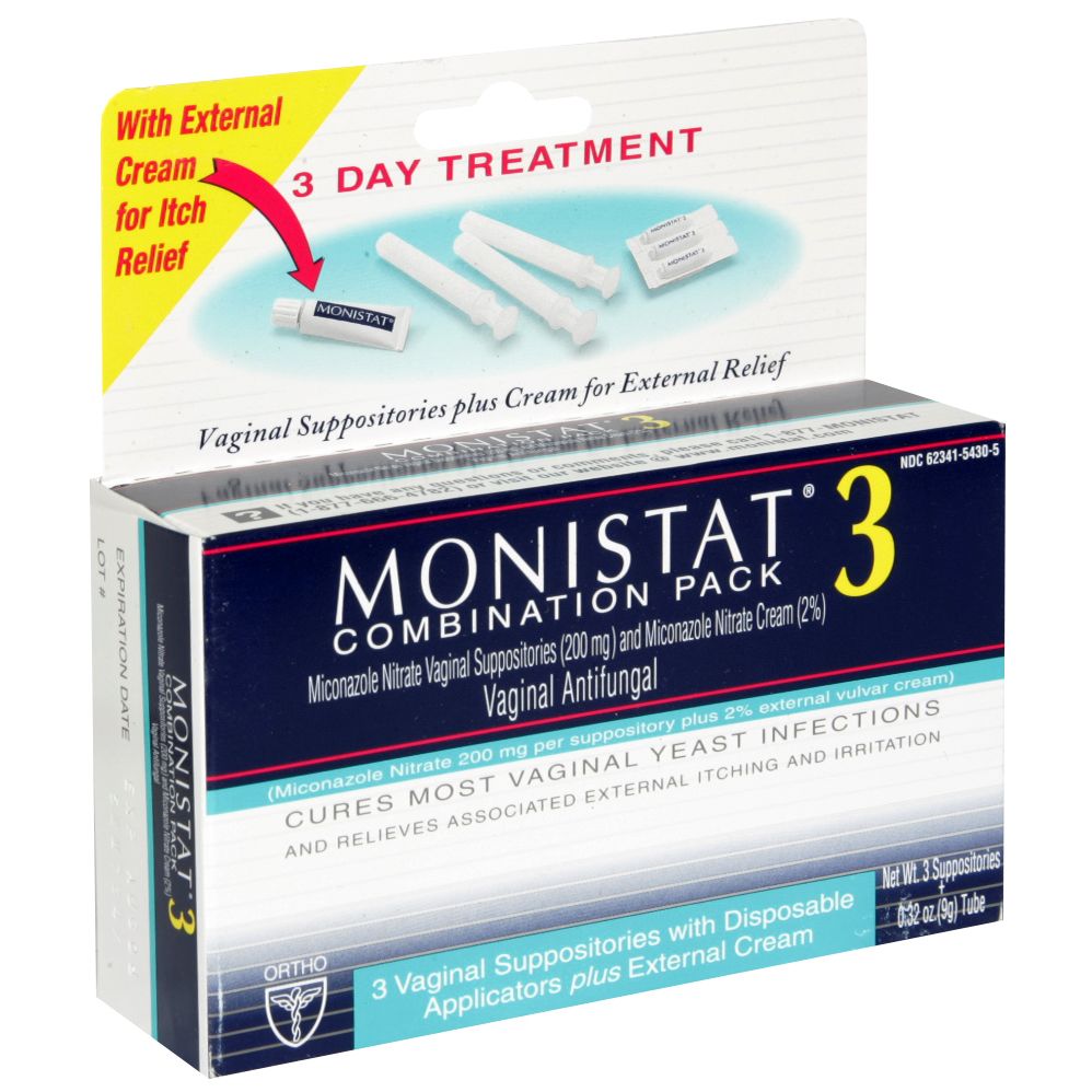 Monistat 3 Vaginal Antifungal, Combination Pack, 1 pack at Kmart.com