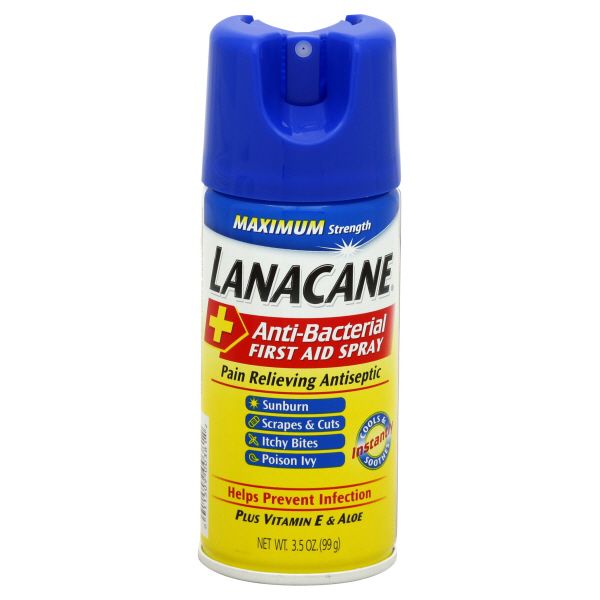 Lanacane First Aid Spray, Anti-Bacterial, Maximum Strength, 3.5 oz (99 g) at Kmart.com