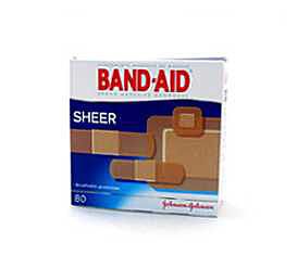 Band-Aid Assorted Adhesive Bandages Sheer at Kmart.com