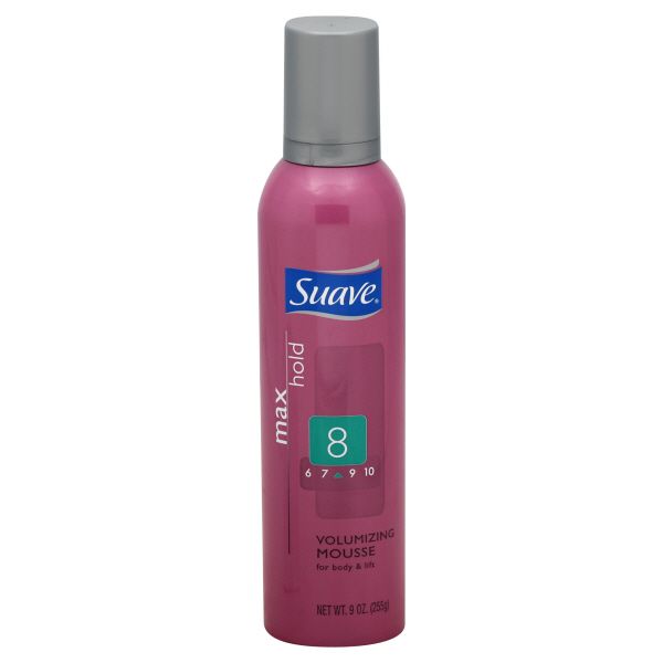 Suave Volumizing Mousse, Max Hold 8, 9 oz (255 g)