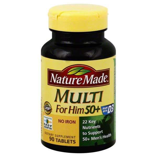 Nature Made&nbsp; Multi For Him, 50+, 90 tablets