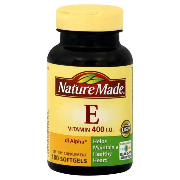 Nature Made Vitamin E, 400 IU, Premium Softgels, 180 softgels at Kmart.com