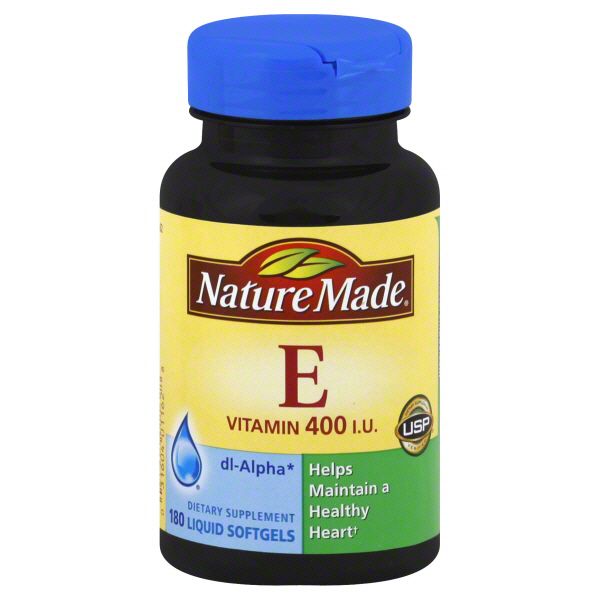 Nature Made Vitamin E, 400 IU, Liquid Softgels, 180 softgels at Kmart.com