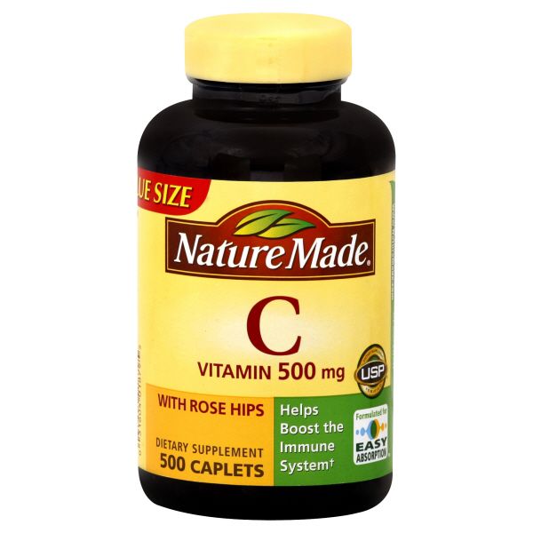 Nature Made Vitamin C, 500 mg, Tablets, 500 caplets at Kmart.com