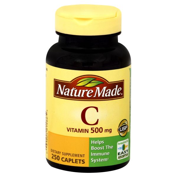 Nature Made Vitamin C, 500 mg, Caplets, 250 caplets at Kmart.com