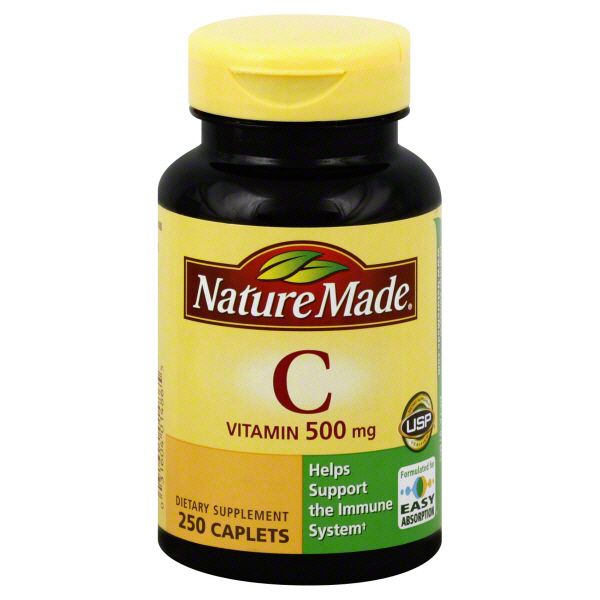 Nature Made Vitamin C, 500 mg, Caplets, 250 caplets at Kmart.com